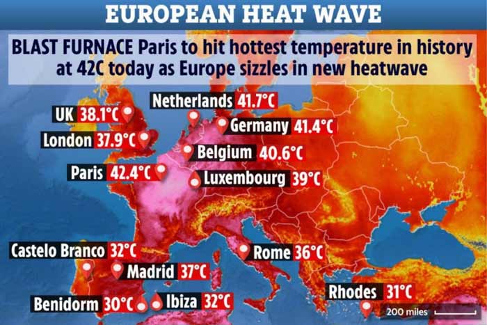 گرم ترین ماه تاریخ