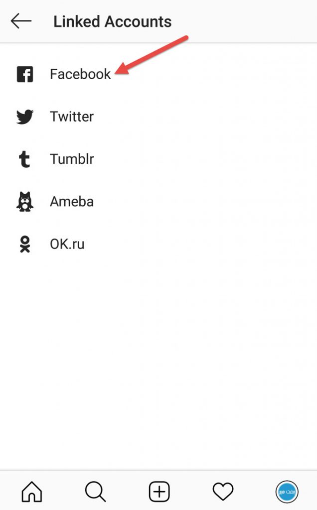 اتصال اکانت اینستاگرام و فیس بوک