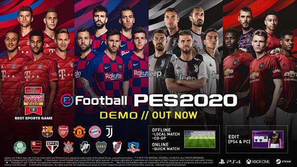 گیم پلی بازی pes 2020