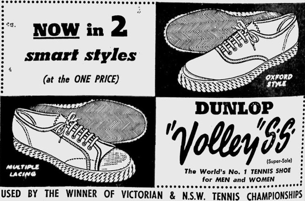 تبلیغات برای «کفش های ماسه ای» دانلوپ