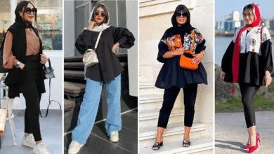 ست کردن مانتو مشکی