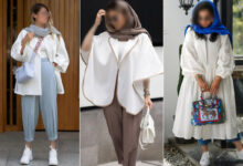 ست کردن مانتو سفید