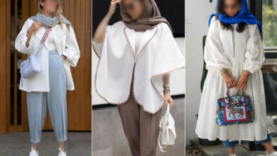 ست کردن مانتو سفید