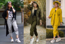 مانتو با شلوار اسلش