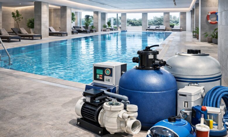 تجهیزات استخر استاندارد